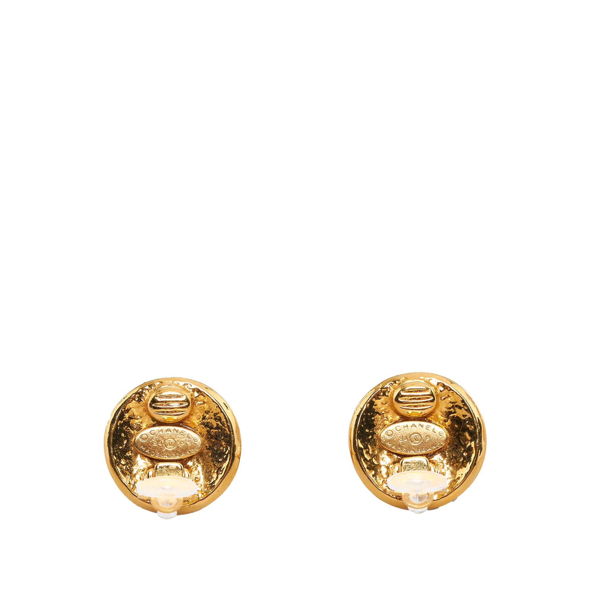 Gold Chanel CC Earrings – RvceShops Revival