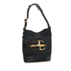 Black Gucci GG Canvas Hasler Shoulder Bag