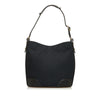 Black Gucci GG Canvas Hasler Shoulder Bag
