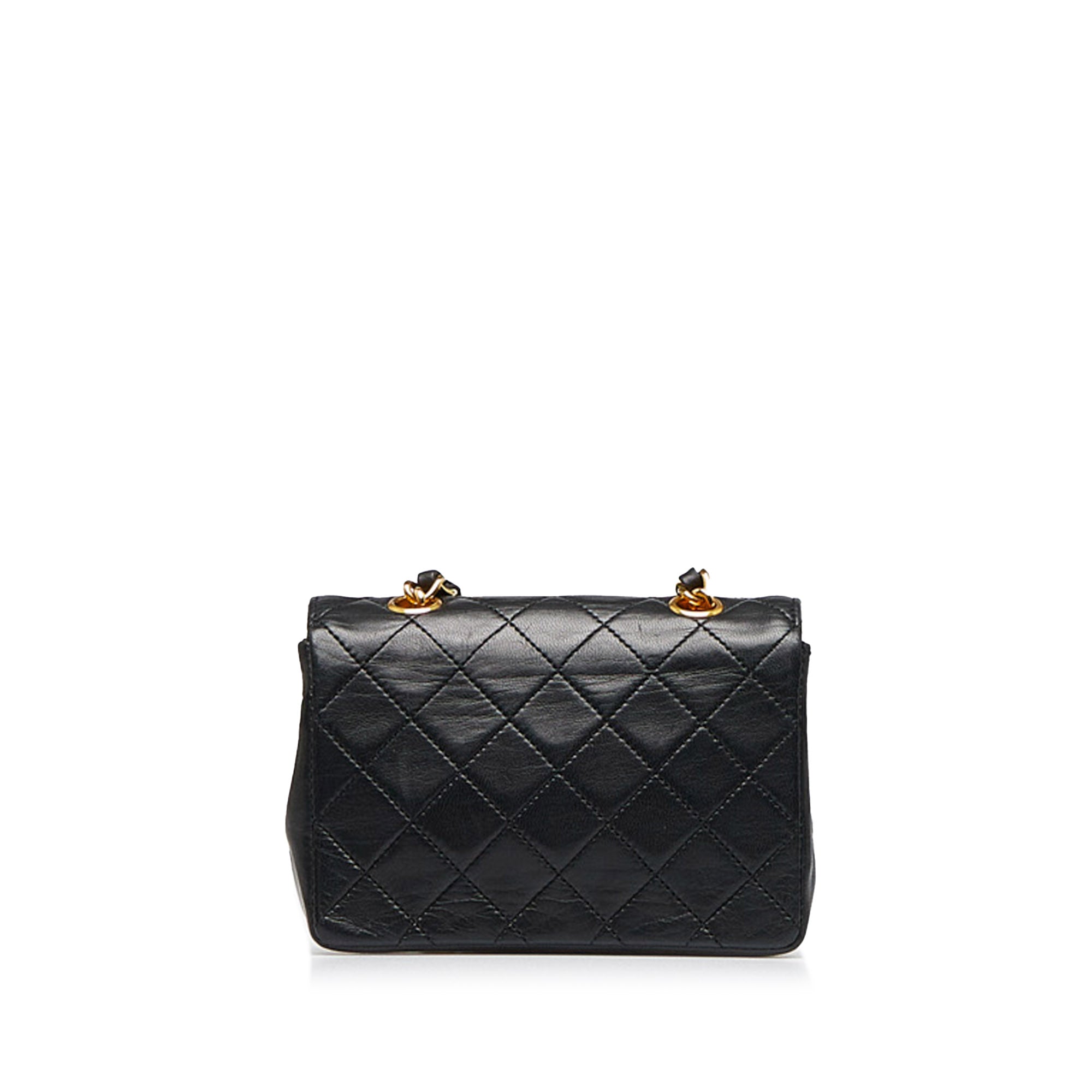 Black Chanel Extra Mini Classic Lambskin Leather Flap Bag, Тіні для повік  chanel