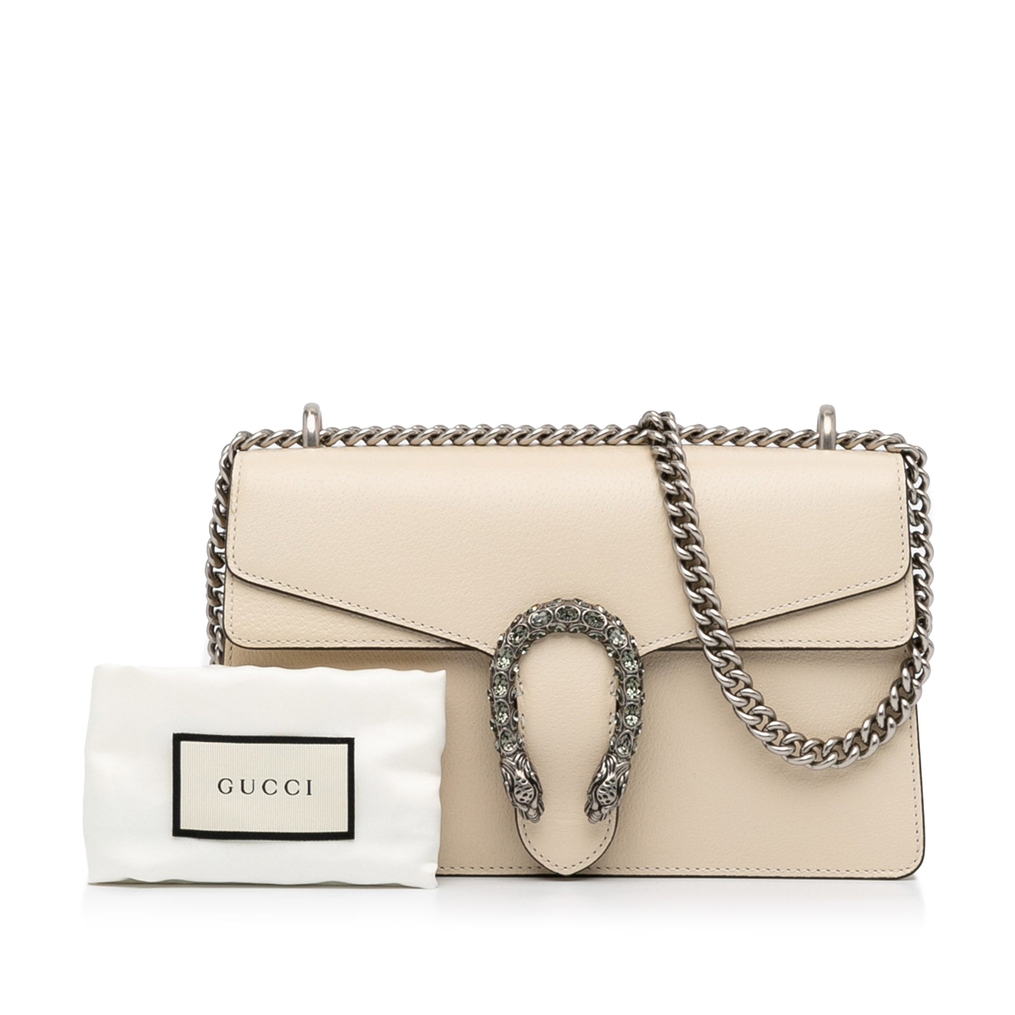 White Gucci Small Dionysus Shoulder Bag – Designer Revival