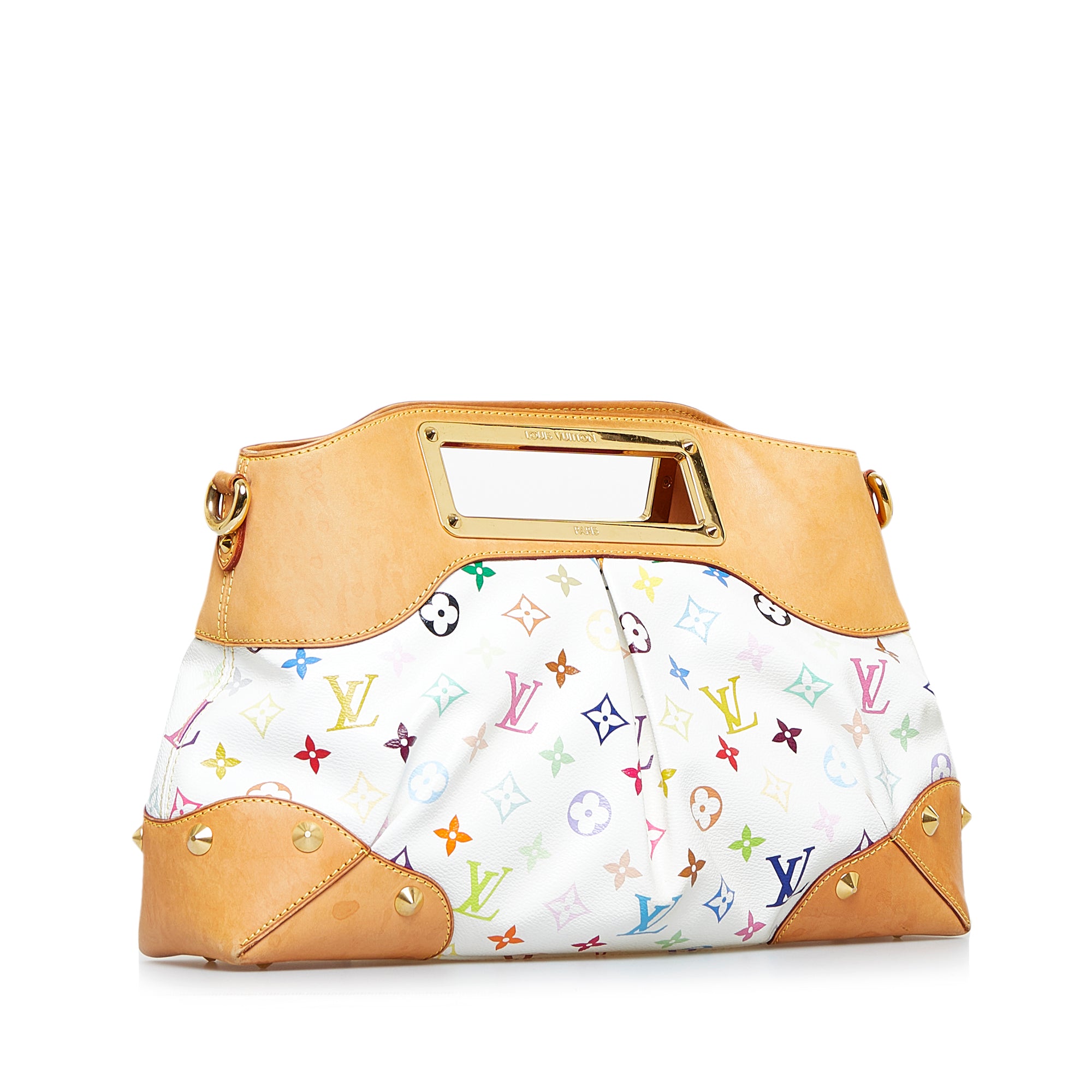 White Louis Vuitton Monogram Multicolore Sharleen MM Tote Bag