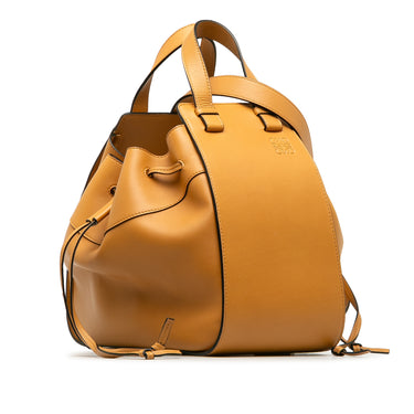 Tan Loewe Small Hammock Bag Satchel - Designer Revival