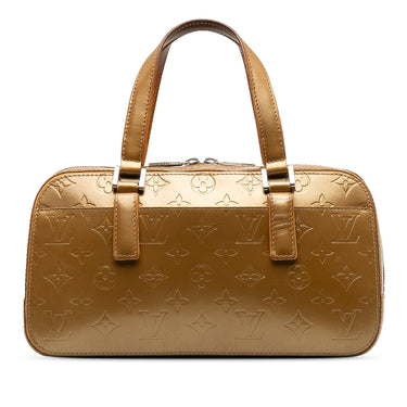 Gold Louis Vuitton Monogram Mat Shelton Handbag - Designer Revival