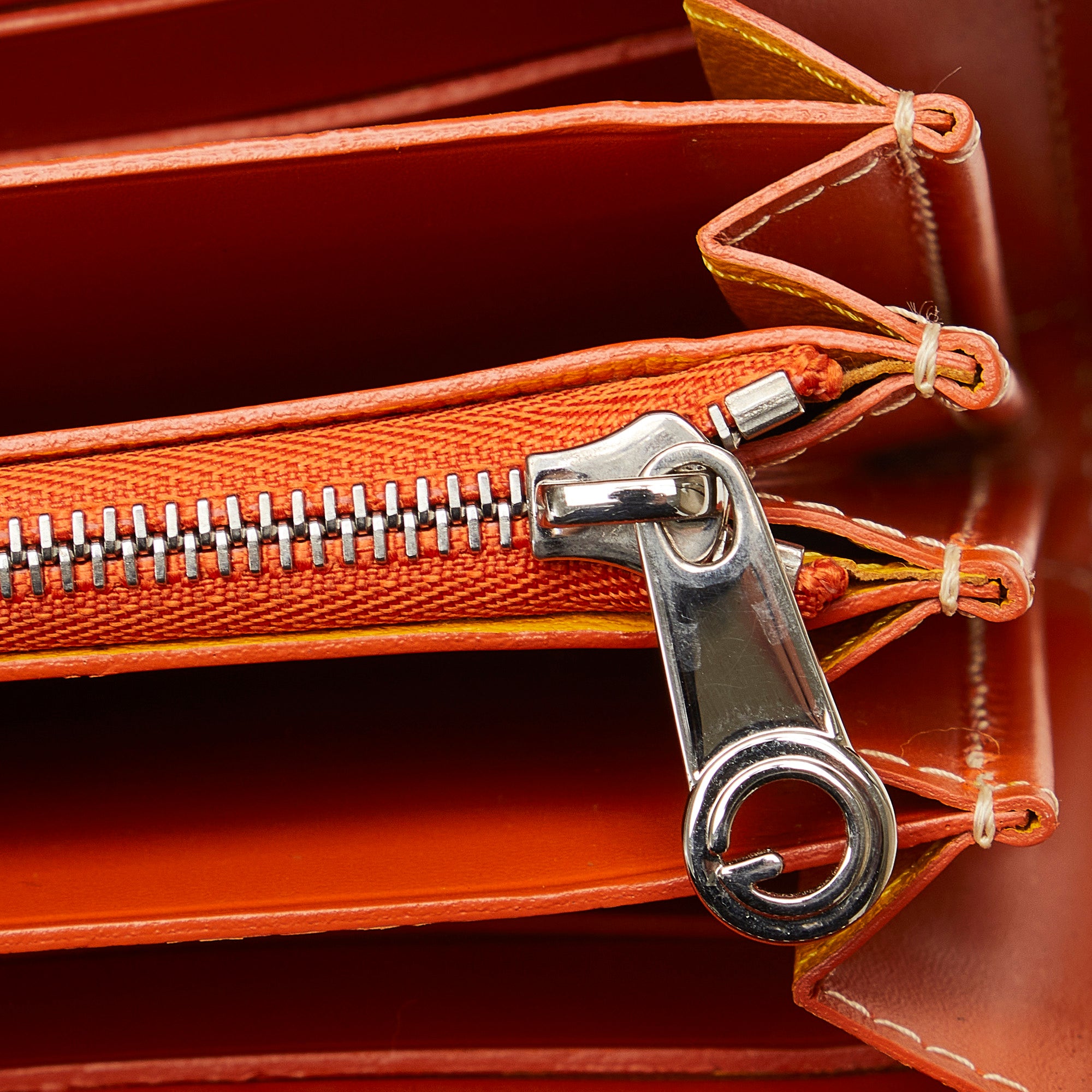 Orange Goyard Goyardine Matignon GM Long Wallets – Designer Revival