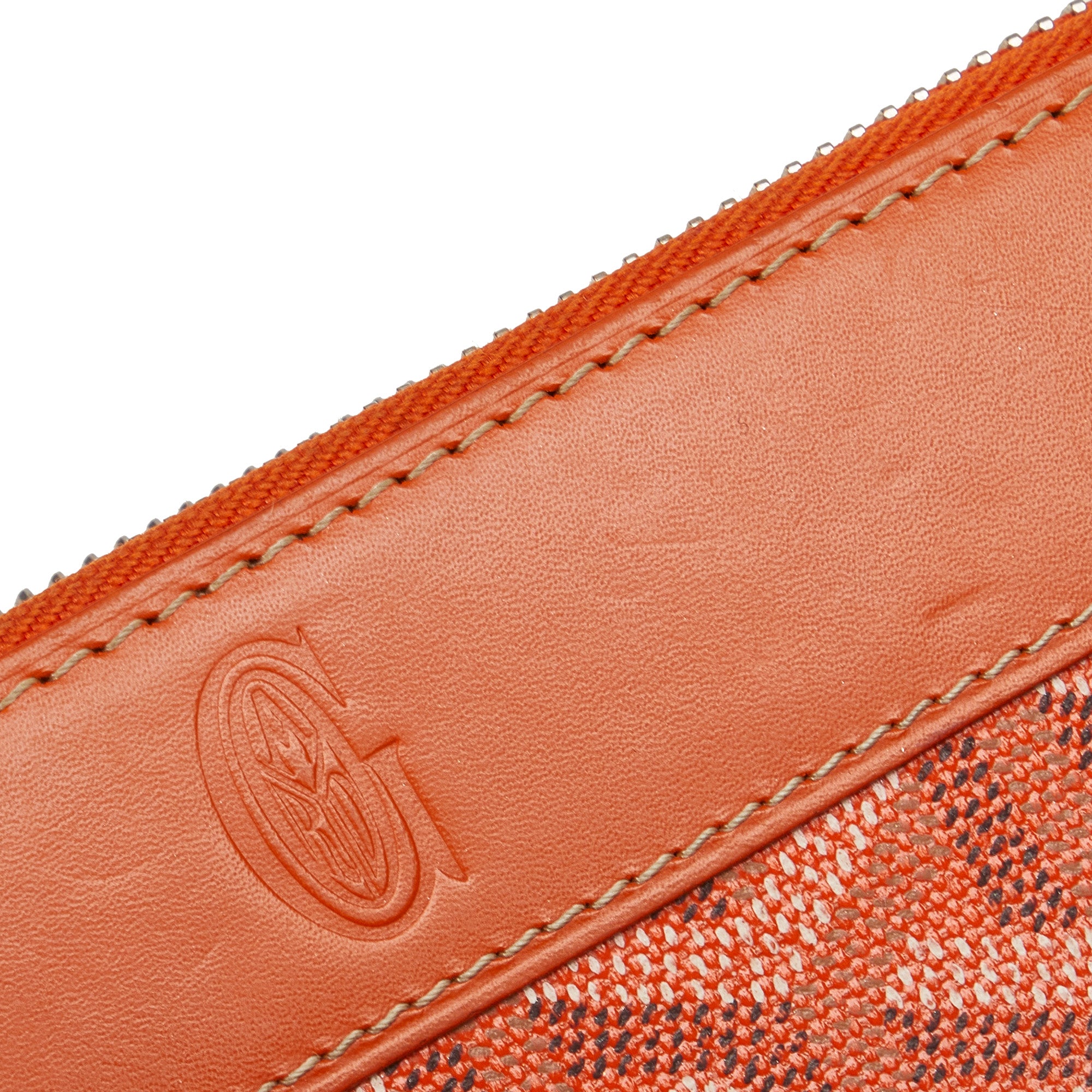 GOYARD MATIGNON Canvas Leather Long Wallet Logo Long Wallets