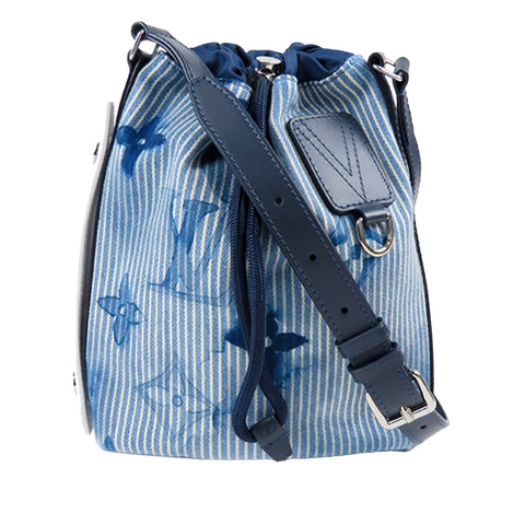 Blue Louis Vuitton Sac Marin BB Bucket Bag, RvceShops Revival