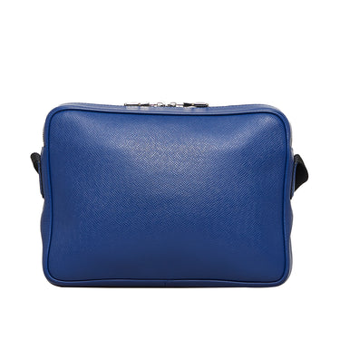 Blue Louis Vuitton Taiga Outdoor Messenger PM Crossbody Bag - Designer Revival