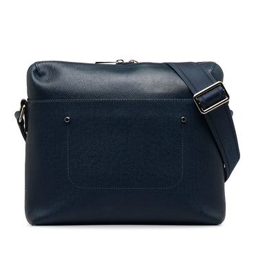 Blue Louis Vuitton Taiga Grigori PM Crossbody Bag - Designer Revival