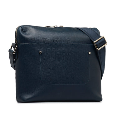 Blue Louis Vuitton Taiga Grigori PM Crossbody Bag - Designer Revival