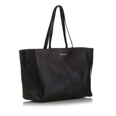 Black Balenciaga Everyday East West Leather Tote Bag - Designer Revival