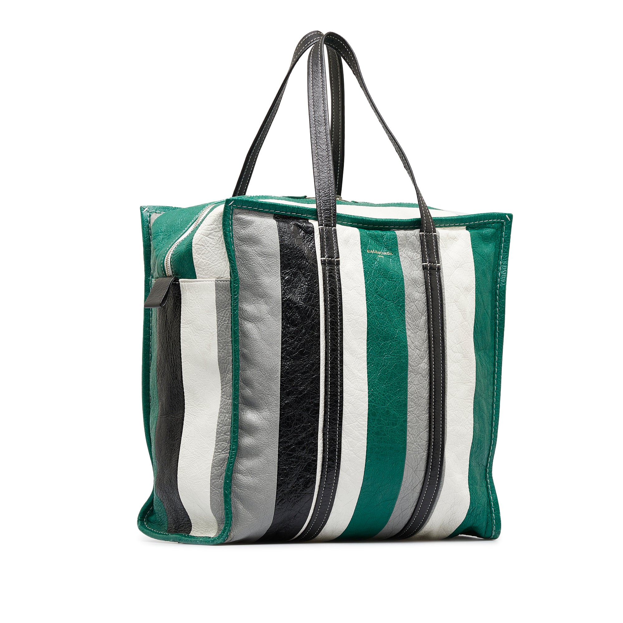 Klassifikation komfortabel galdeblæren Green Balenciaga Bazaar Shopper Tote Bag | Designer Revival