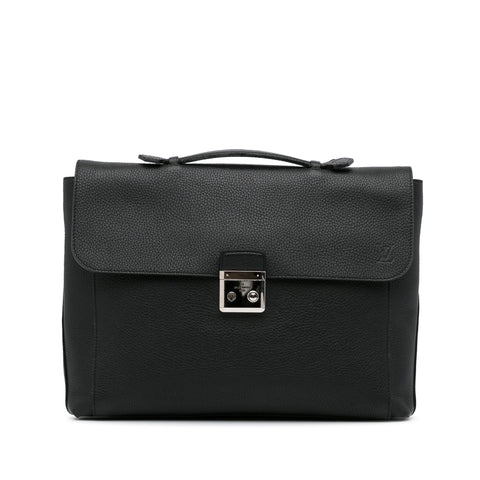 Пуховик куртка louis vuitton, Black Louis Vuitton Taurillon Serviette  Dorian Business Bag