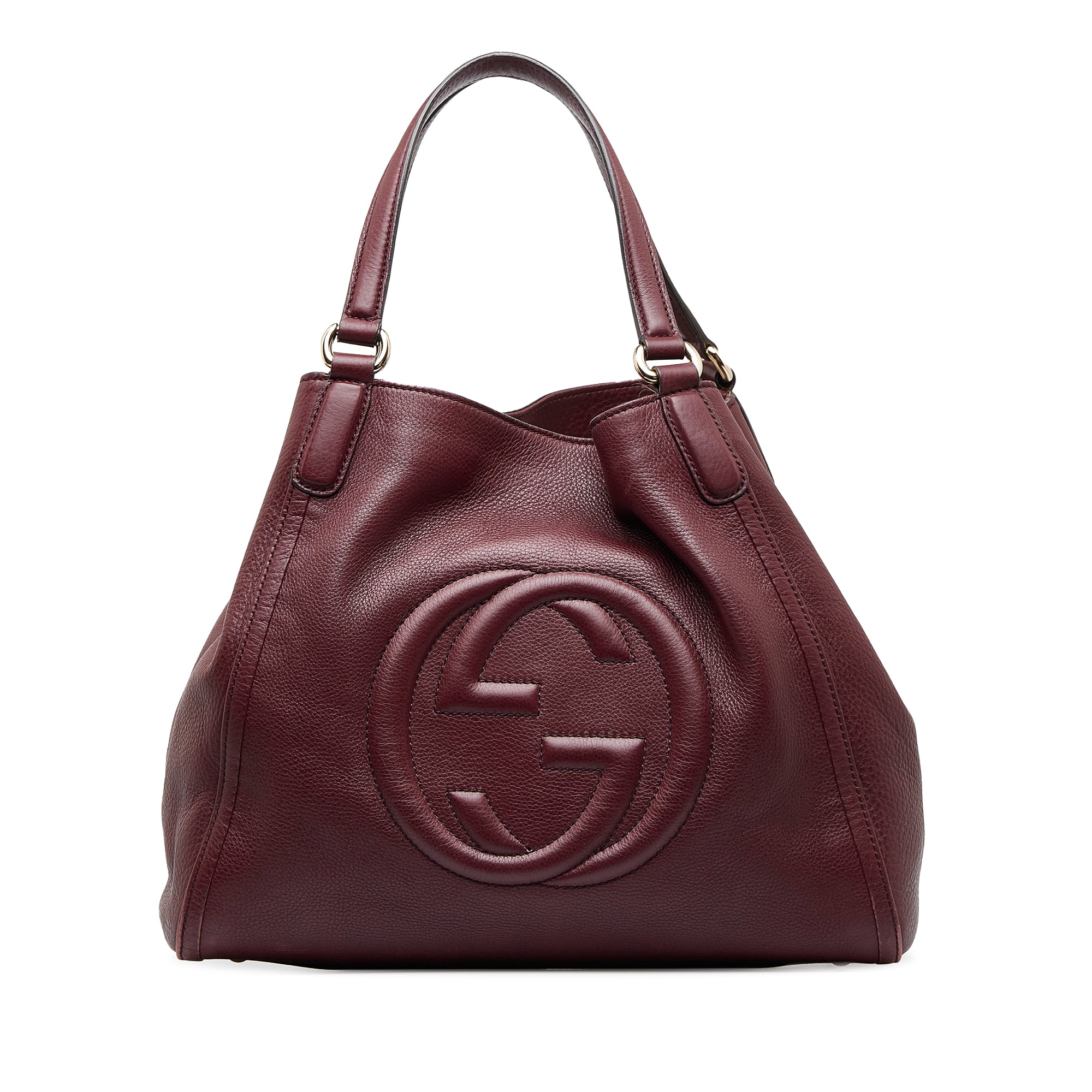 Red Gucci Soho Cellarius Tote Bag, flora print scarf gucci accessories
