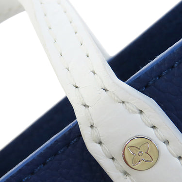 Blue Louis Vuitton Everyday Sac Plat XS Satchel - Designer Revival