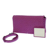 Purple Bottega Veneta Intrecciato Leather Crossbody Bag