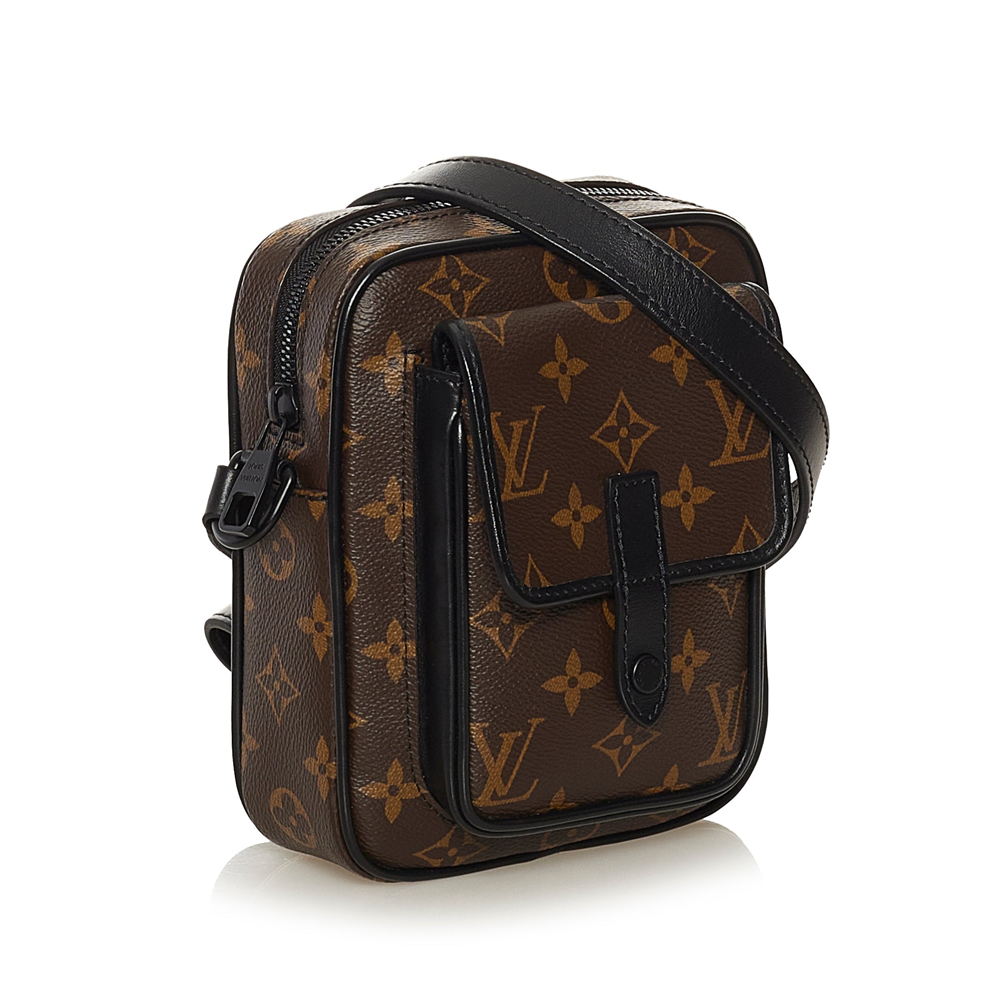 Louis Vuitton Monogram Macassar Canvas Christopher Backpack Bag