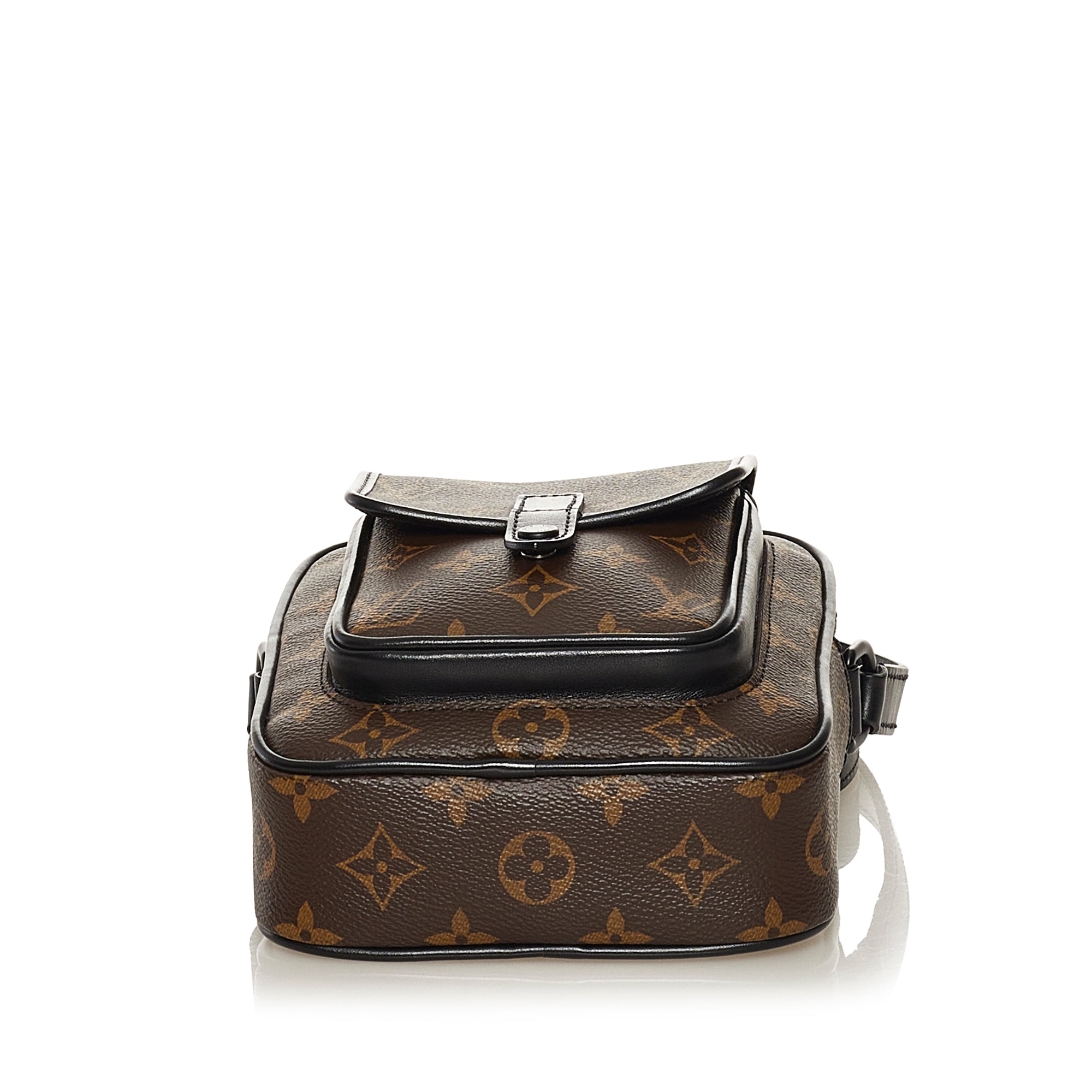 Brown Louis Vuitton Monogram Macassar Christopher Wearable Wallet