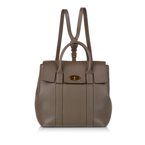 Brown Mulberry Bayswater Leather Backpack