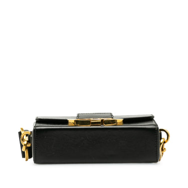 Black Dior Leather 30 Montaigne Box Bag - Designer Revival