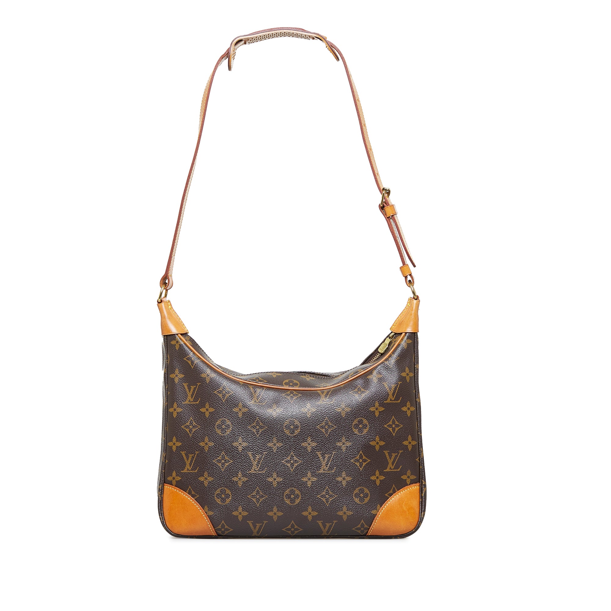 Louis Vuitton - Authenticated Boulogne Handbag - Leather Brown for Women, Very Good Condition