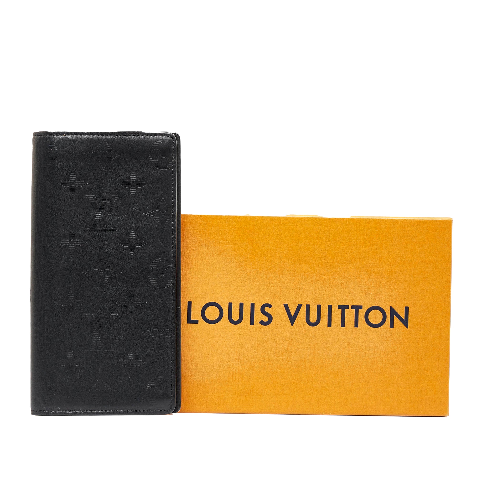 RvceShops Revival, Blue Louis Vuitton Taiga Brazza Long Wallets