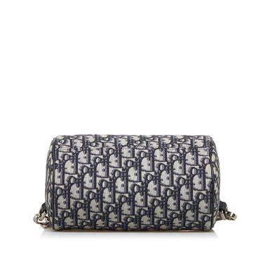 Blue Dior MIni Oblique Roller Messenger Bag - Designer Revival