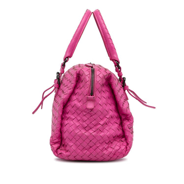 Pink Bottega Veneta Intrecciato Handbag - Designer Revival
