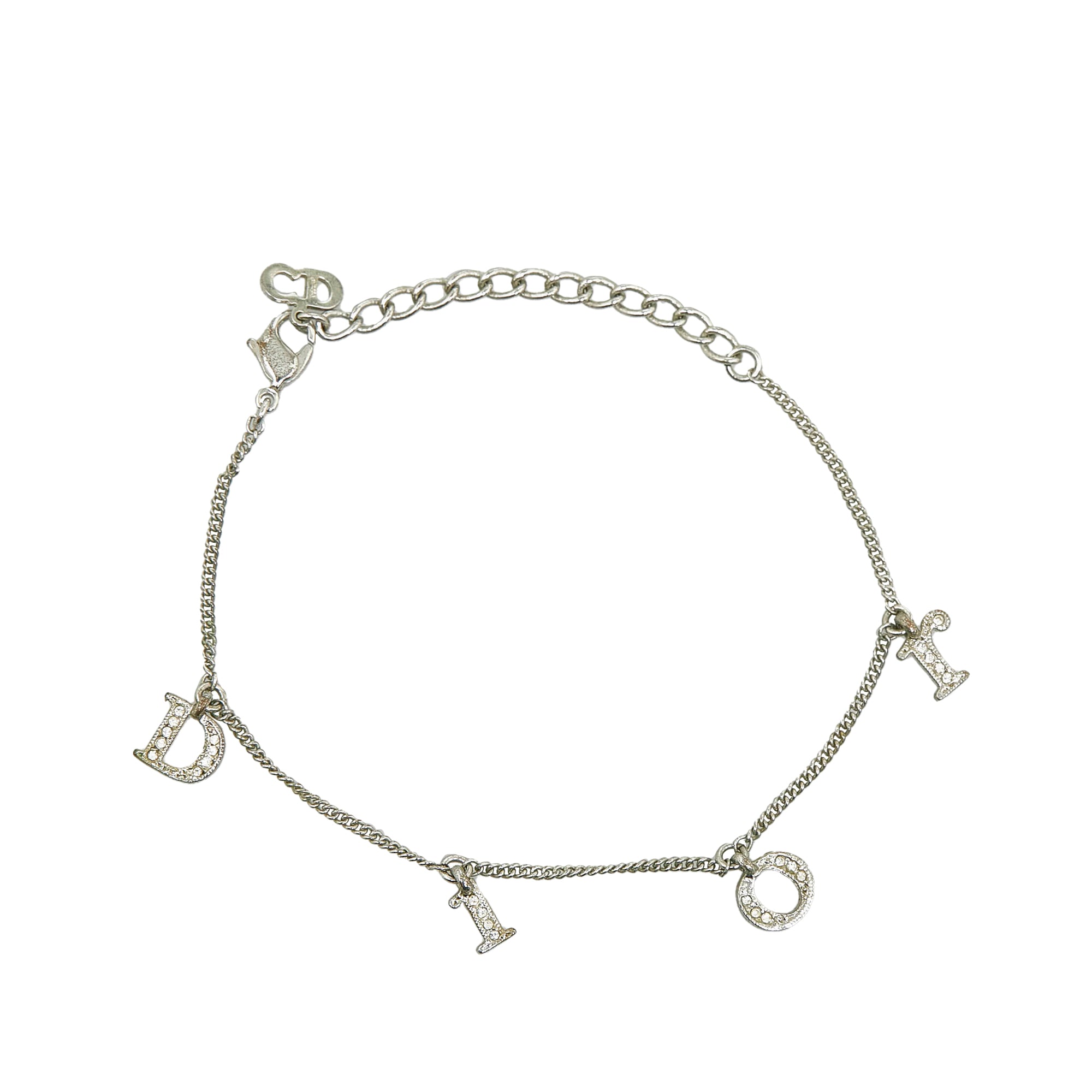 Petit CD Bracelet Gold-Finish Metal and White Resin Pearls | DIOR