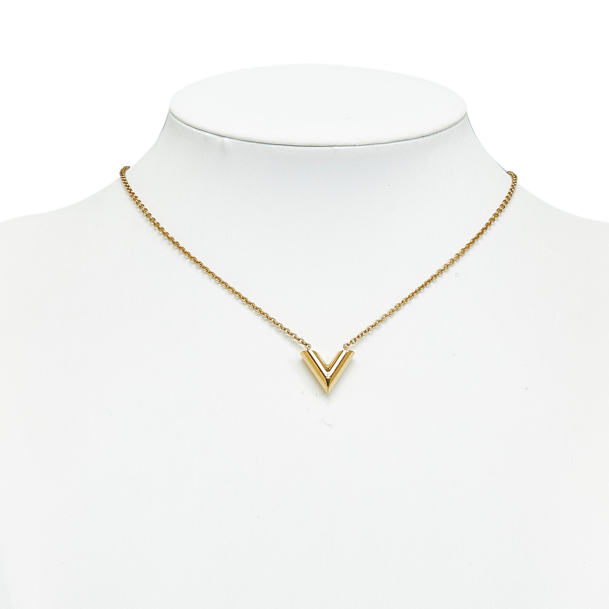 Louis Vuitton LV and Me Letter V Necklace (SHG-27038) – LuxeDH