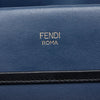 Blue Fendi Small Runaway Leather Satchel