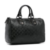 Black Gucci GG Imprime Joy Boston Bag