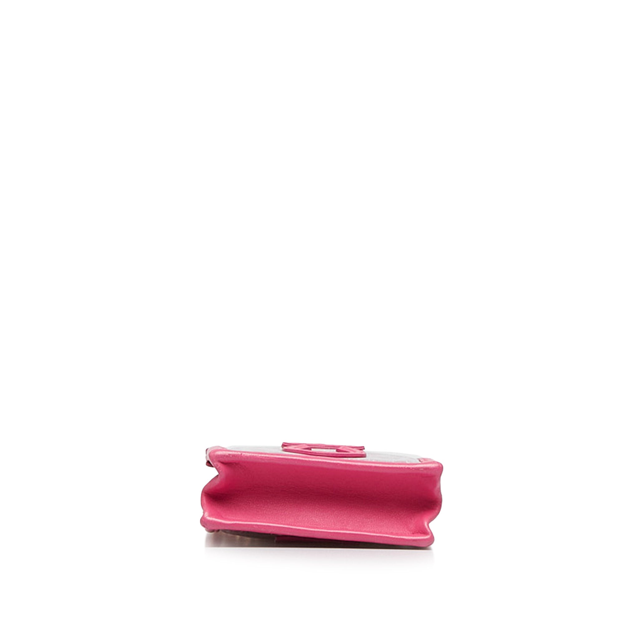 Pink Chanel Tweed Logo Phone Case Crossbody Bag – Designer Revival