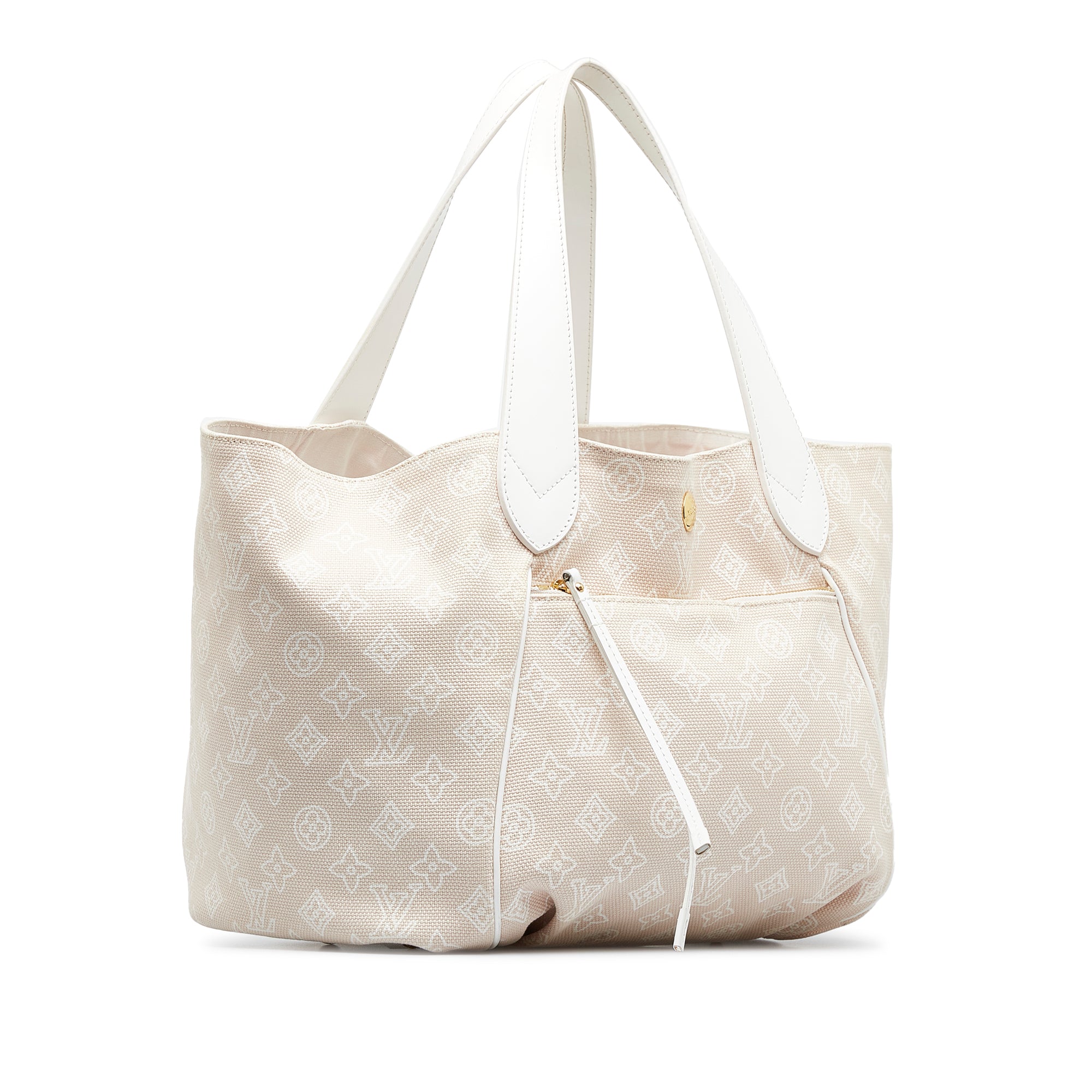 Beige Louis Vuitton Monogram Cabas Ipanema GM Tote Bag – Designer