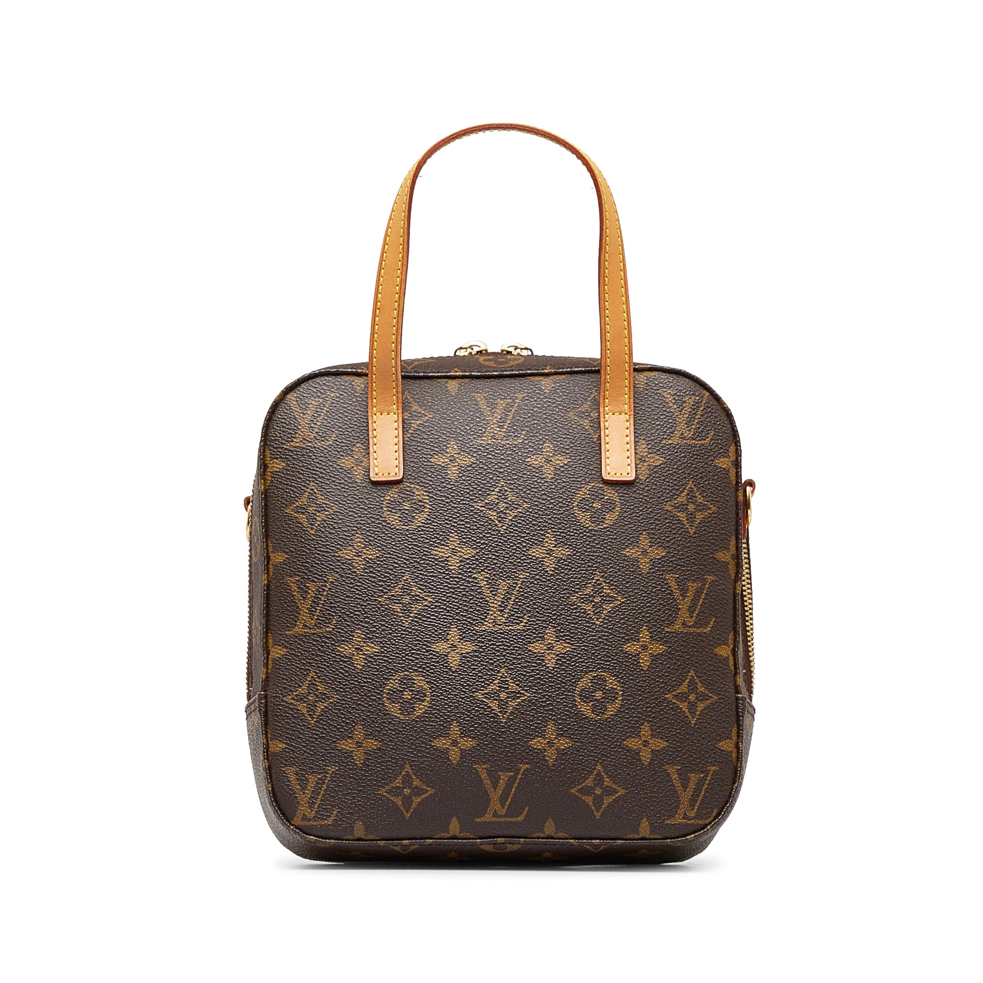 Spontini leather handbag Louis Vuitton Brown in Leather - 35560464