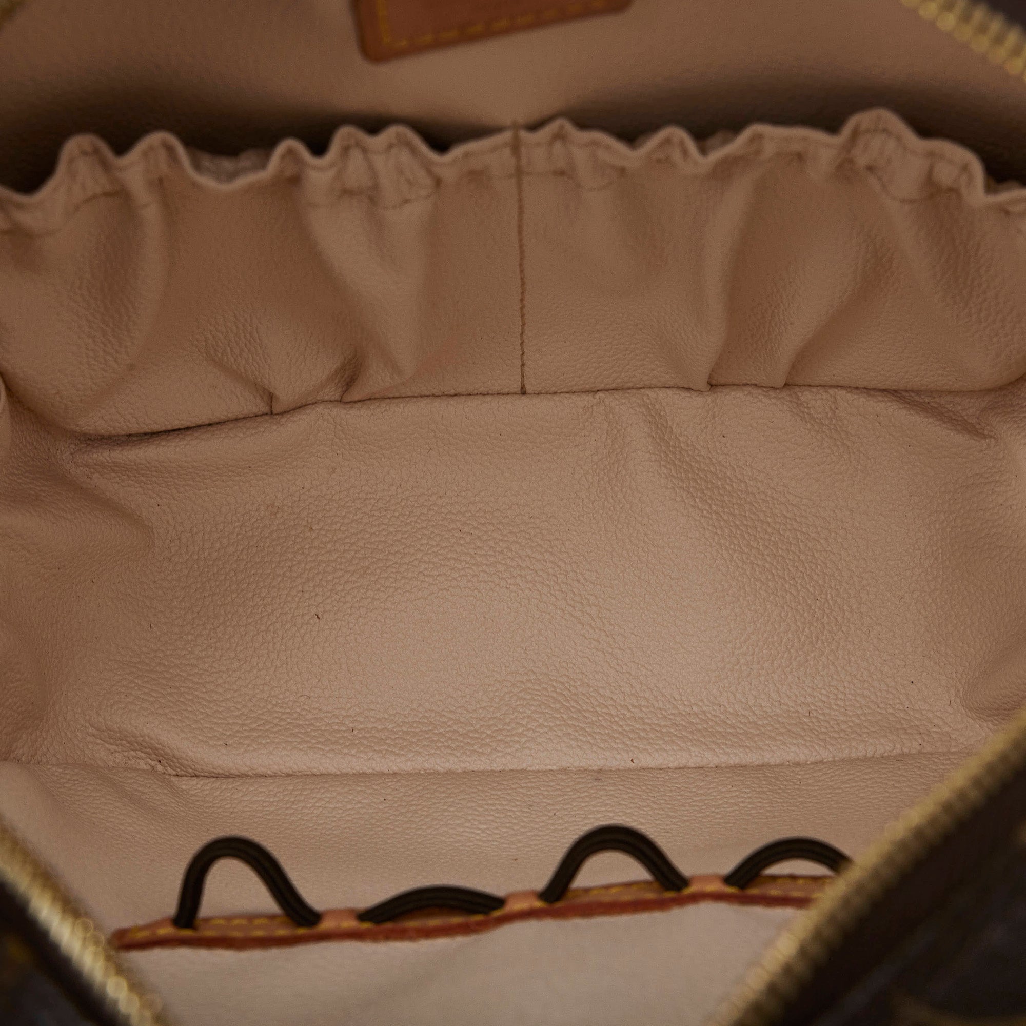 Spontini fabric handbag Louis Vuitton Brown in Cloth - 35428368