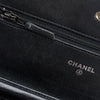 Black Chanel Patent Boy Wallet On Chain Crossbody Bag
