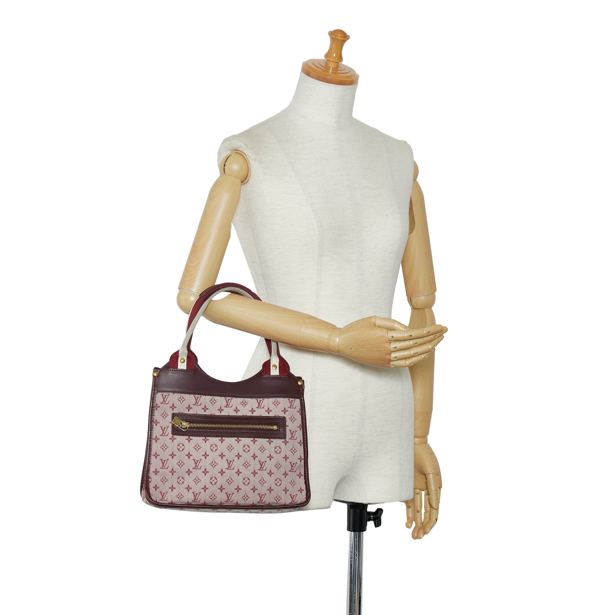 Louis Vuitton Mini Lin Kathleen Bag - Red Handle Bags, Handbags