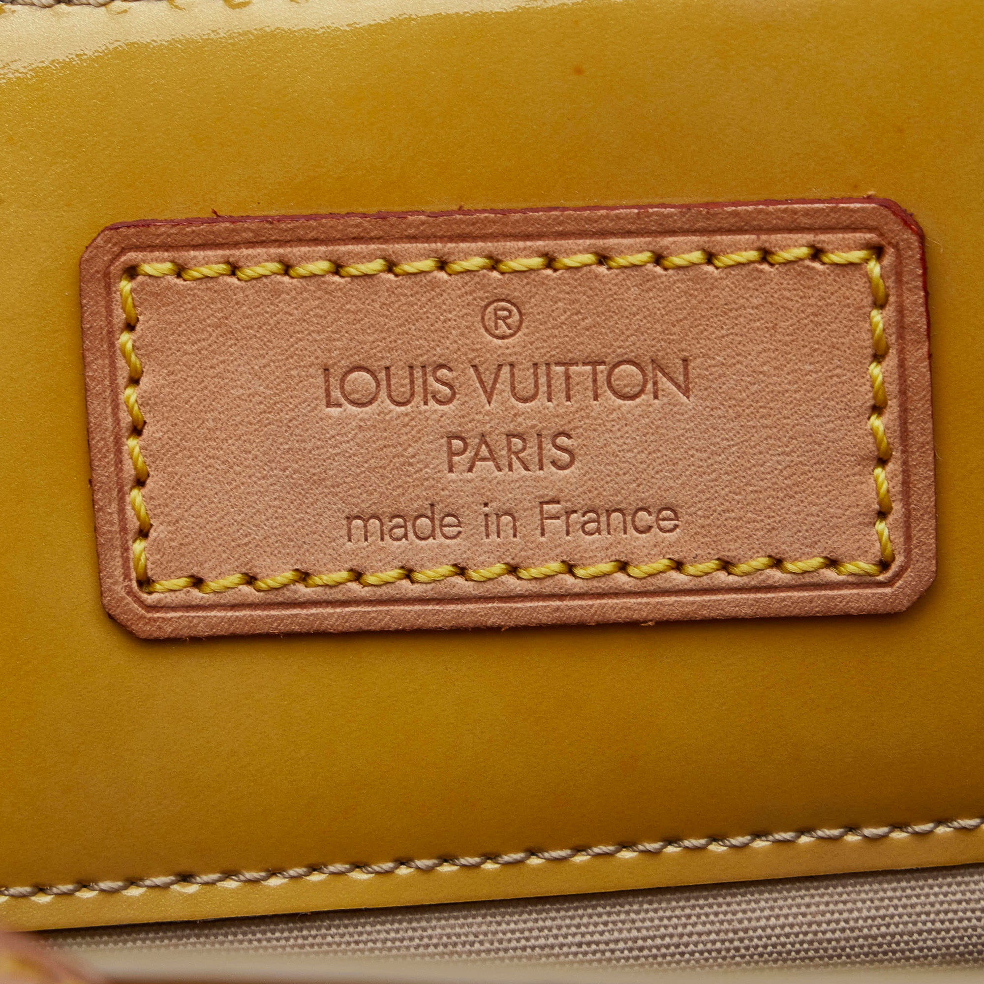 Louis Vuitton Red Monogram Vernis Reade MM Tote Louis Vuitton