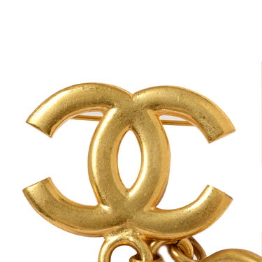 Gold Chanel Icon Charms Pin Brooch - Designer Revival