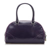 Purple Prada Bowling Handbag