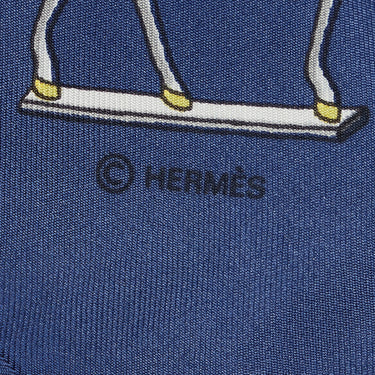 Red Hermes Les Artificiers Silk Scarf Scarves - Designer Revival