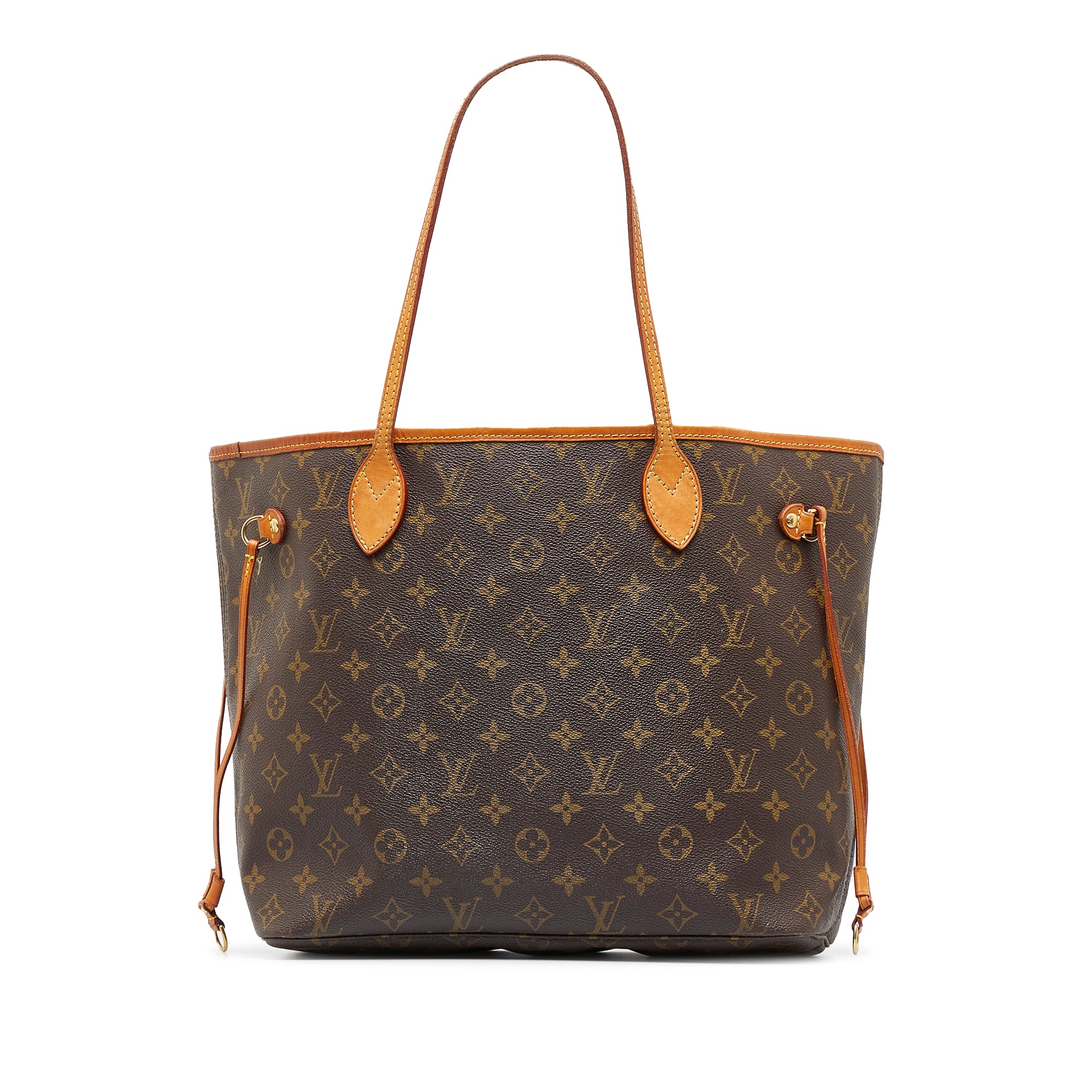 Louis Vuitton - Authenticated Neverfull Handbag - Cloth Brown For Woman, Good condition