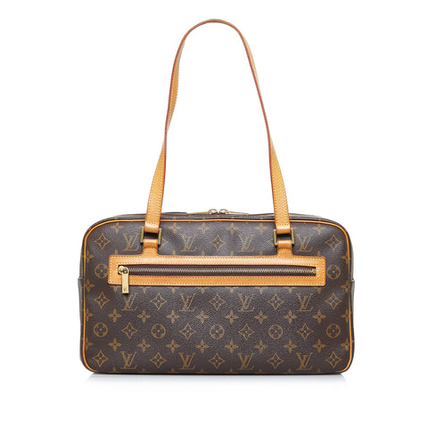 Brown Louis Vuitton Monogram Cite GM Shoulder Bag