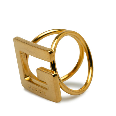 Gold Gucci G Scarf Ring - Designer Revival