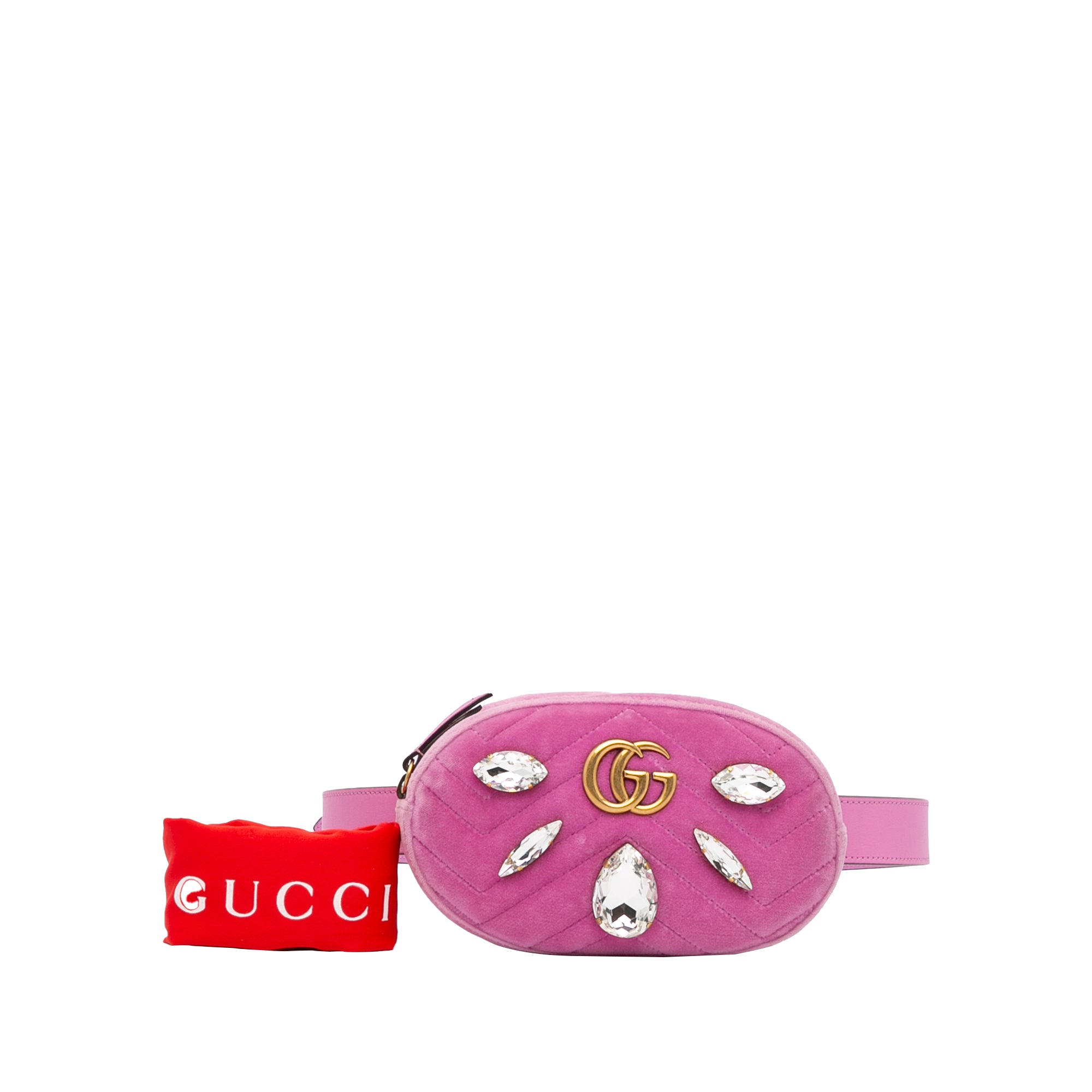 pink gucci belt bag