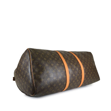 Brown Louis Vuitton Monogram Keepall 60 Travel Bag