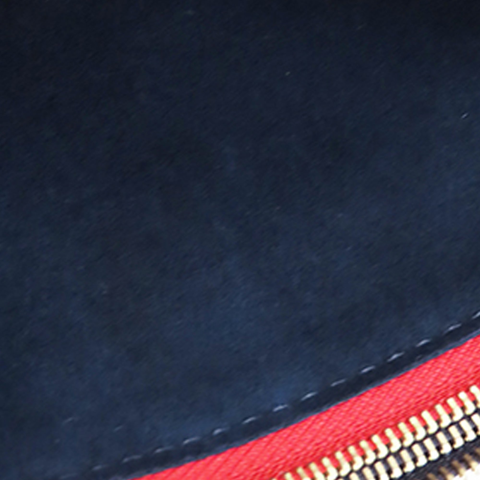 Blue Louis Vuitton Monogram Empreinte Double Zip Pochette Crossbody Bag