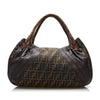 Brown Fendi Zucca Spy Handbag