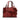 Burgundy Loewe Mini Gate Top Handle Satchel - Designer Revival